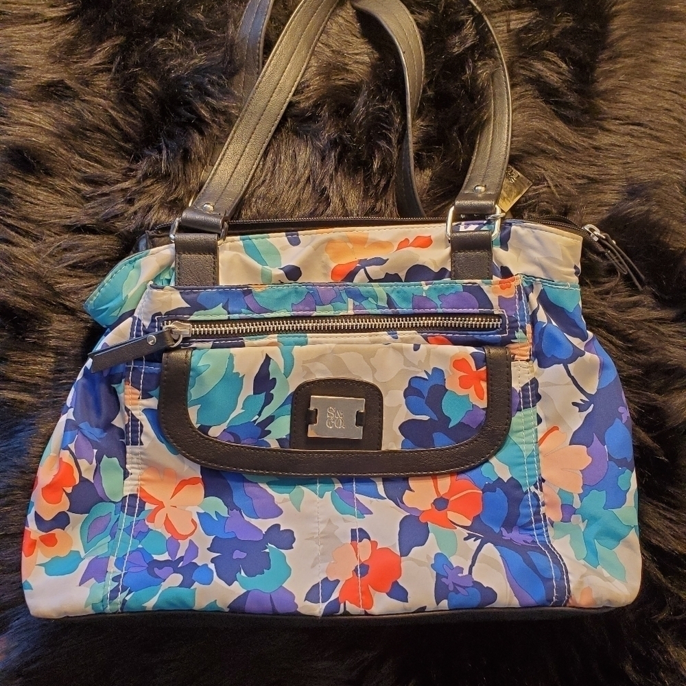 Style &‎ Co Canvas Camo Crossbody Bag